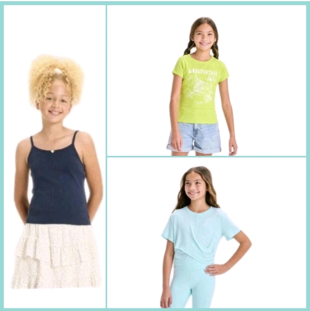 All In Motion & Art Class Girls XL Bundle Of 3 Tops NWT